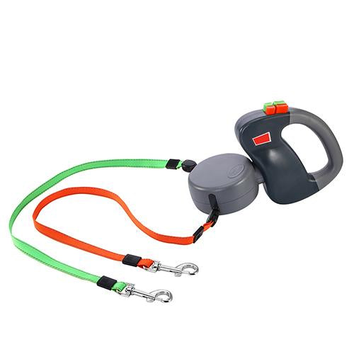 Retractable Dual Pet Dog Walking Leash - pomeranianshop.de