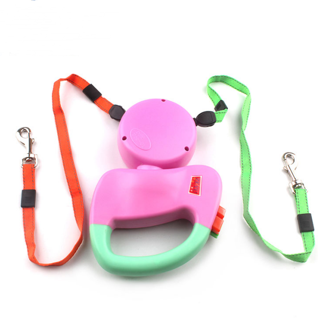 Retractable Dual Pet Dog Walking Leash - pomeranianshop.de