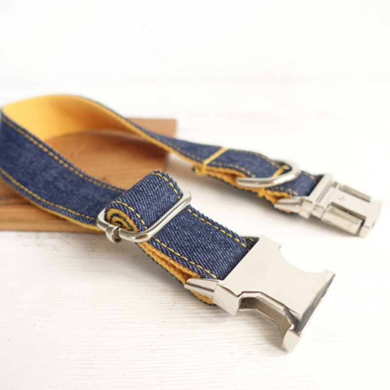 Customizable “cowboy jeans” collar