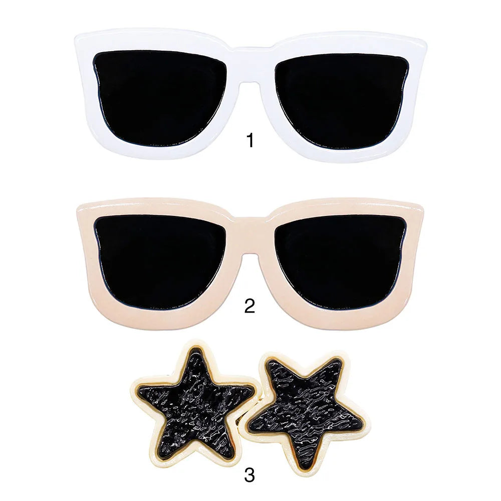 Haarspange für Hunde - coole Sonnenbrille